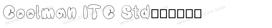 Coolman ITC Std字体转换